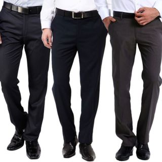 India Desire : Pack Of 3 John Philip Rich Class Ready made Trouser At Rs. 629 Only- Shopclues