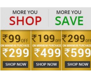 India Desire : Askmebazaar Shop More Save More : Get Flat Rs. 99 off on 299 and 199 off on 499 & 299 Off On 599 From Shopping At Askmebazaar