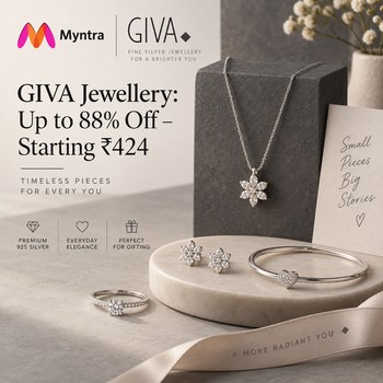 India Desire : Myntra Jewellery Offer: Upto 88% Off On GIVA Jewellery Starts @Rs 424 Only