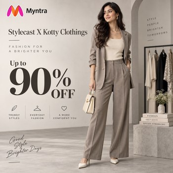 India Desire : Myntra Women Clothing Offer: Upto 90% Off On Stylecast X Kotty Starts @Rs 197 Only