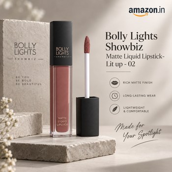 India Desire : Buy Bolly Lights Showbiz Matte Liquid Lipstick-Lit up - 02 At Rs 107 From Amazon [Regular Price Rs 450]