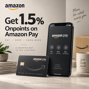 India Desire : Buy get 1.5 percent onpoints on amazon pay From Amazon [Regular Price Rs 100]
