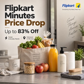 India Desire : Flipkart Minutes Offer: Upto 83% Off On Grocery & Daily Needs Starts @Rs 49 Only