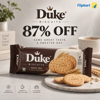 India Desire : Buy Duke Biscuits At Rs 36 From Flipkart [Regular Price Rs 260]