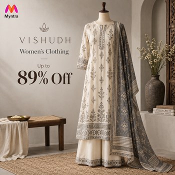 India Desire : Buy Vishudh women's clothing upto 89% off From Myntra [Regular Price Rs 3149]