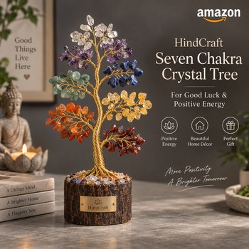India Desire : Buy HindCraft Seven Chakra Crystal Tree for Good Luck At Rs 228 From Amazon [Regular Price Rs 1999]