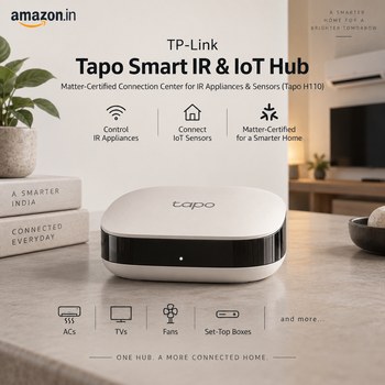 India Desire : Buy TP-Link Tapo Smart IR & IoT Hub Matter Certified (Tapo H110) From Amazon [Regular Price Rs 3799]