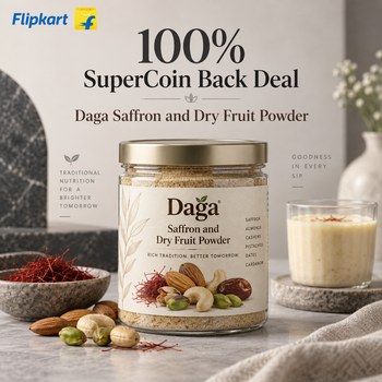 India Desire : Buy Daga Saffron And Dry Fruit Powder At Rs 397 From Flipkart With 100% Supercoin Back [Regular Price Rs 397]