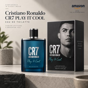 India Desire : Buy Cristiano Ronaldo CR7 PLAY IT COOL Eau de Toilette 100ml For Men At Rs 4690 From Amazon [Regular Price Rs 6700]