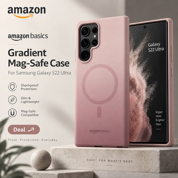 India Desire : Buy Amazon Basics Gradient Mag-Safe Case for Samsung Galaxy S22 Ultra At Rs 189 From Amazon [Regular Price Rs 699]