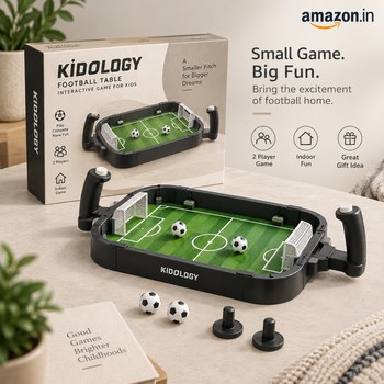 India Desire : Buy Kidology Football Table Interactive Game for Kids At Rs 498 From Amazon [Regular Price Rs 1499]