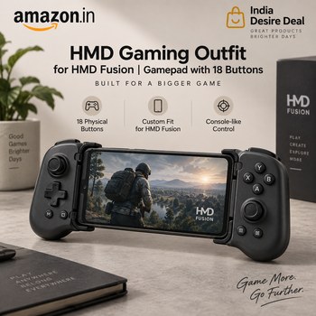India Desire : Buy HMD Gaming Outfit for HMD Fusion Gamepad with 18 Buttons At Rs 869 From Amazon [Regular Price Rs 4999]