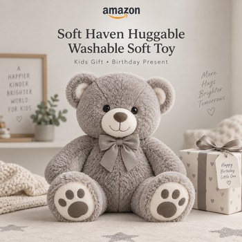 India Desire : Buy Soft Haven Huggable Washable Soft Toy At Rs 290 From Amazon [Regular Price Rs 699]