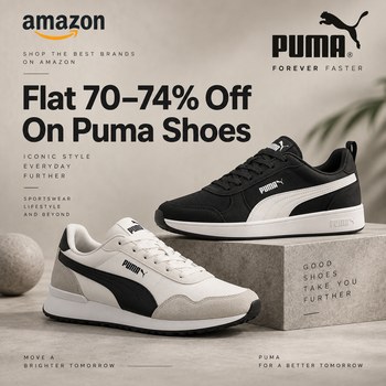 India Desire : Amazon Footwear Offer: Get Upto 74% Off On Puma Shoes