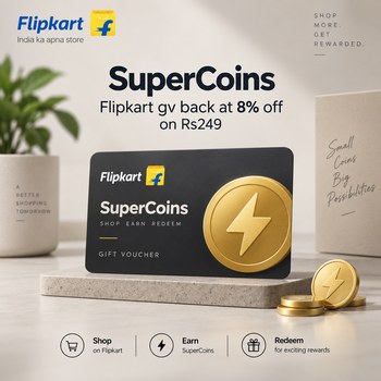 India Desire : Buy Flipkart Gift Voucher Worth Rs 249 At Rs 229 From Flipkart [Regular Price Rs 249]