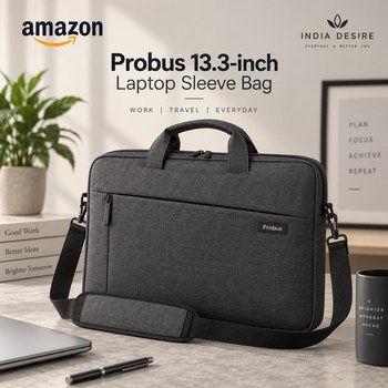 India Desire : Buy Probus 13.3 Inch Laptop Shoulder Messenger Sling Office Sleeve Case Cover Bag At Rs 999 From Amazon [Regular Price Rs 3499]