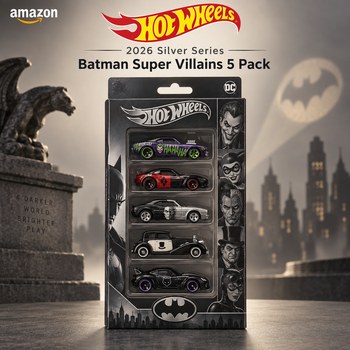 India Desire : Buy Hot Wheels Toy Cars, 2026 Silver Series Batman Super Villains 5 Pack From Amazon [Regular Price Rs 1999]