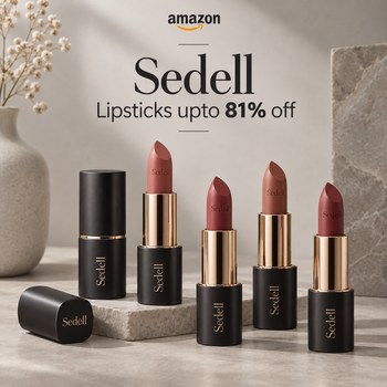 India Desire : Buy Sedell Lipsticks upto 81% off From Amazon
