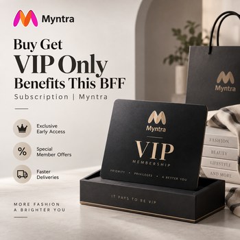 India Desire : Buy Get VIP Only Benefits This BFF Subscription At Rs 9 From Myntra [Regular Price Rs 19]