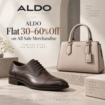 India Desire : ALDO Footwear Offer: Flat 30% To 60% Off On Sale Shoes, Handbags & Accessories