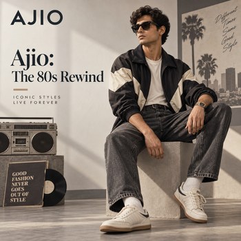 India Desire : Ajio The 80s Rewind Offer: Upto 91% Off On Retro Fashion Starts @Rs 504 Only