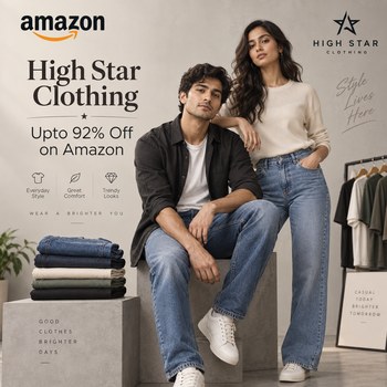 India Desire : Amazon Clothing Offer: Upto 92% Off On High Star Clothing Starts @Rs 252 Only