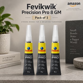 India Desire : Buy Fevikwik Precision Pro 8 GM (Pack of 3) At Rs 153 From Amazon [Regular Price Rs 315]