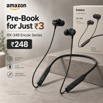 India Desire : Buy R-NXT Rx-349 Encok Series In-Ear Wireless Headset (Black) At Rs 248 From Amazon [Regular Price Rs 1199]