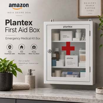 India Desire : Buy Plantex First Aid Box/Emergency Medical Kit Box At Rs 999 From Amazon [Regular Price Rs 2065]