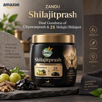 India Desire : Buy Zandu Shilajitprash 450g Dual Goodness of Chyawanprash & 2X Shilajit At Rs 254 From Amazon [Regular Price Rs 450]