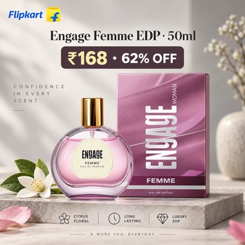 India Desire : Buy Engage Femme Citrus Floral Long Lasting Luxury EDP (50ml) At Rs 168 From Flipkart [Regular Price Rs 449]