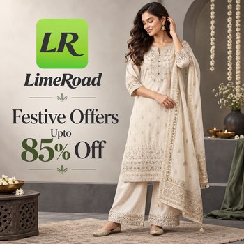 India Desire : LimeRoad Festive Offers [20th Sep 2026]: Upto 85% Off Ethnic Wear, Kurtas, Sarees & Lehengas