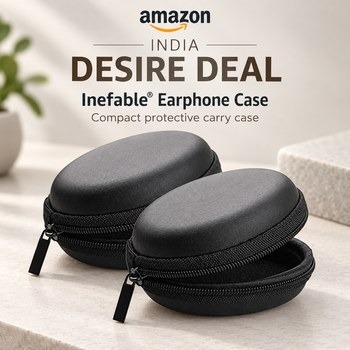 India Desire : Buy Inefable® Earphone Headphone Case Pouch Cover Carrying Case for Earphones, Headset, Pen Drives, From Amazon [Regular Price Rs 699]
