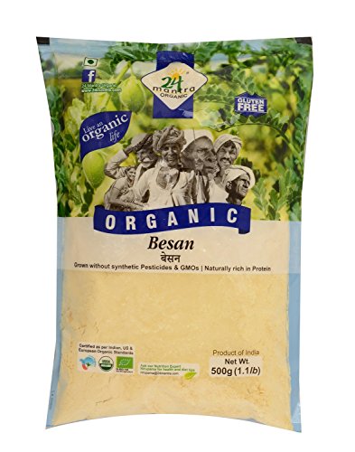 India Desire : Amazon  Steal Deal: Buy 24 Mantra Organic Besan (Gram) Flour, 500g at Rs. 55 [Regular Price Rs 84]