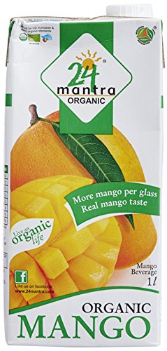 India Desire : Buy 24 Mantra Organic Mango Juice, 1 Liter at Rs. 69 from Amazon [Regular Price Rs 94]
