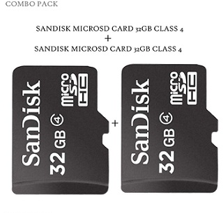 India Desire : Maha Loot: Buy Sandisk Combo of 2 2 MicroSD Card, 32Gb & 32Gb At rs. 234 Only From Askmebazaar