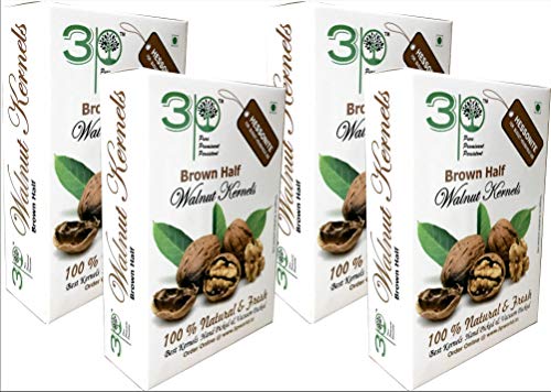 India Desire : Buy 3P Kashmiri Brown Walnut Kernels Without Shell- 1 kg (250 gm X 4 packs) at Rs. 599 from Amazon