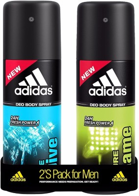 India Desire : Buy ADIDAS Pure Game & Ice Dive Deodorant Spray For Men(300 ml, Pack of 2) at Rs. 190 from Flipkart