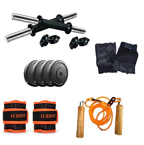 India Desire : Buy AURION BRAND NEW DUMBBELLS SET WITH 12 KG + ANKLE WEIGHT(1 KG X 2 ) GYM ACCESSORIES at Rs. 328 from Amazon [MRP Rs 1298]