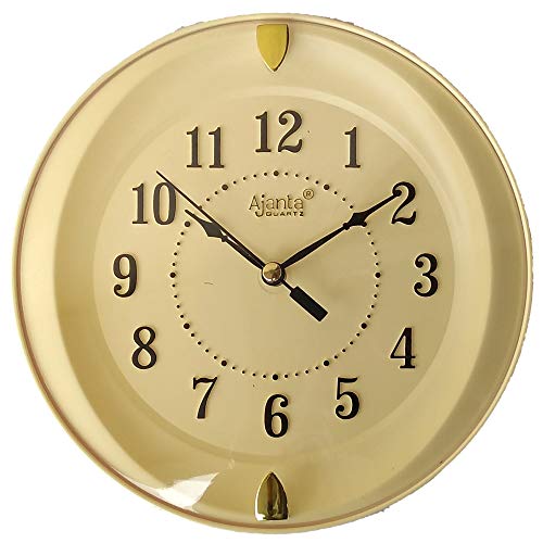 India Desire : Buy Ajanta Plastic Wall Clock (170 cm x 170 cm x 38 cm, Ivory) at Rs. 109 from Amazon