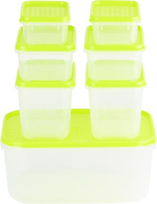 India Desire : Buy All Time Polka  - 125, 250, 400 , 1800 ml Plastic Grocery Container(Pack of 7, Green) at Rs. 89 from Flipkart