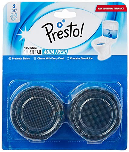 India Desire : Buy Amazon Brand - Presto! Hygienic Flush Tabs, Aqua Fresh - 50 g (Pack of 2) at Rs. 1 from Amazon [Pantry Deal]