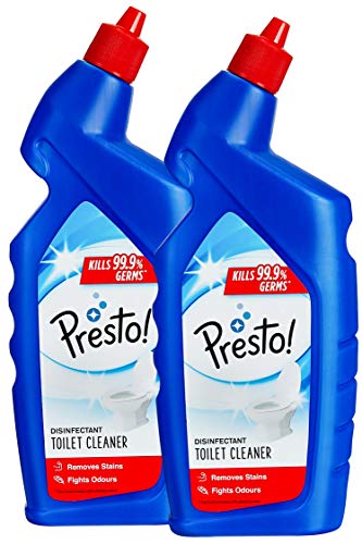 India Desire : Buy Amazon Brand - Presto! Toilet Cleaner - 1 L (Pack of 2) at Rs. 145 from Amazon [Regular Price Rs 225]