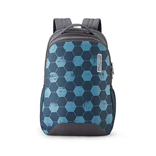 american tourister polyester 28 ltrs blue laptop backpack