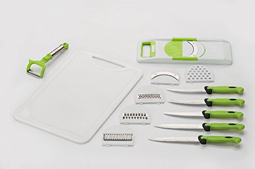 India Desire : Buy Amiraj Plastic Cutting Tools Set, 13-Pieces, White/Green at Rs. 266 from Amazon [MRP Rs 999]