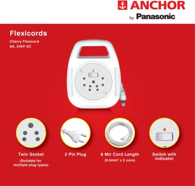 India Desire : Buy Anchor 5219 6 A Two Pin Socket at Rs. 199 from Flipkart