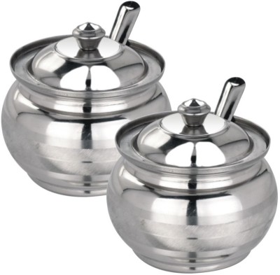 India Desire : Buy Apeiron Stainless Steel Ghee Pot Container Set of 2  - 300 ml, 300 ml Steel Oil Container(Pack of 2, Silver) at Rs. 499 from Flipkart