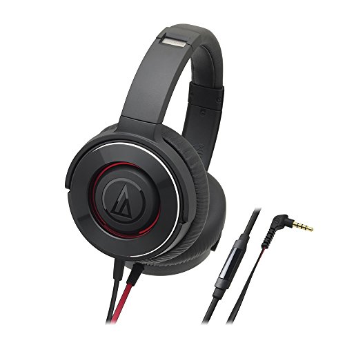 India Desire : Buy Audio-Technica Solid Bass ATH-WS550iSBK Over Ear Headphones with in-line Mic (Black/Red) at Rs. 3173 from Amazon [Regular Price Rs 6399]