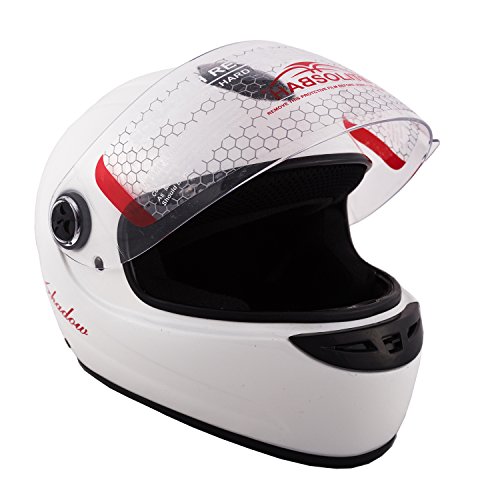 India Desire : Amazon Steal Deal: Buy Autofy Habsolite Shadow Full Face Helmet (White, M) at Rs. 555 [MRP Rs 1999]