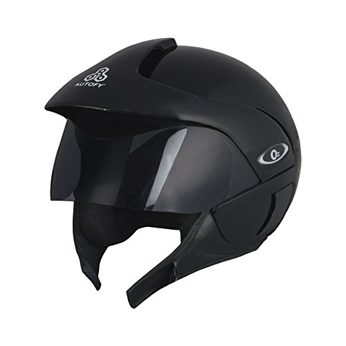 India Desire : Buy Autofy O2 Pearl Open Face Motorbike Helmet for All Bikes (Black, M) at Rs. 642 from Amazon